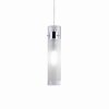 Ideal Lux FLAM Pendant Light chrome, 1-light source