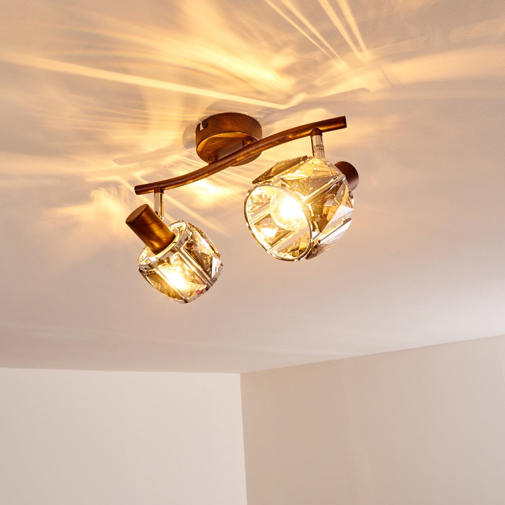 MICUNA Ceiling light bronze, 2-light sources