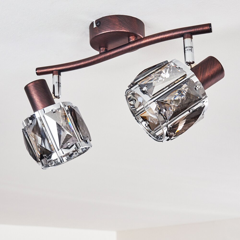 MICUNA Ceiling light bronze, 2-light sources