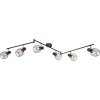 Globo Akin ceiling spotlight brown, 6-light sources