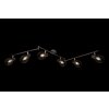 Globo Akin ceiling spotlight brown, 6-light sources