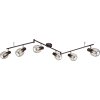 Globo Akin ceiling spotlight brown, 6-light sources