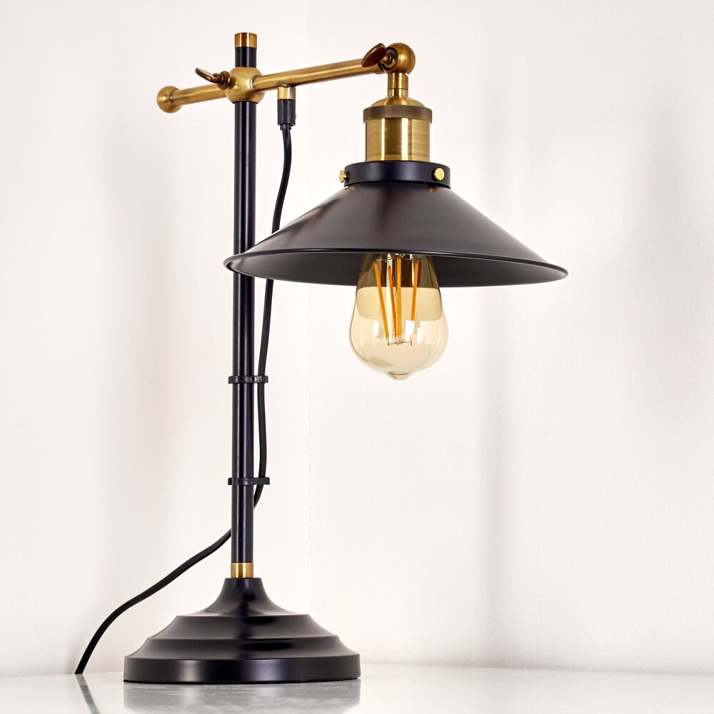 Gudem Table Lamp black-gold, 1-light source
