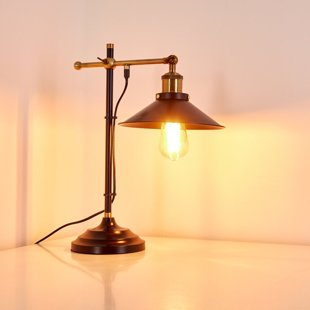 Gudem Table Lamp black-gold, 1-light source