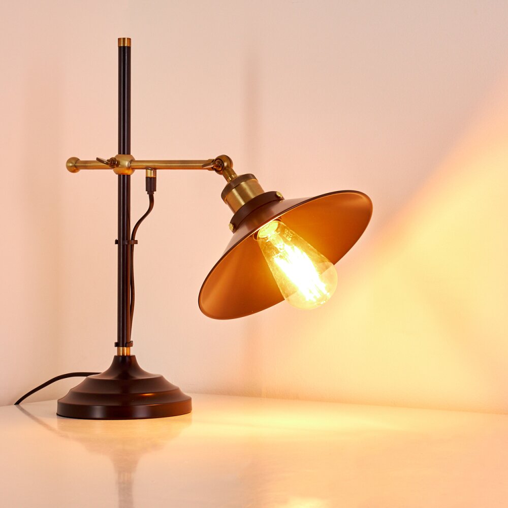 Gudem Table Lamp black-gold, 1-light source