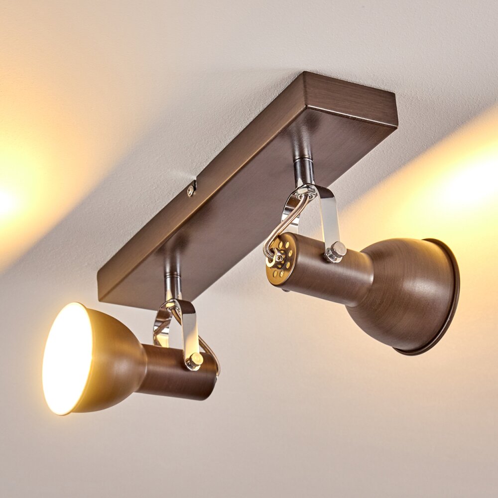 Danikon Ceiling Light brown, 2-light sources