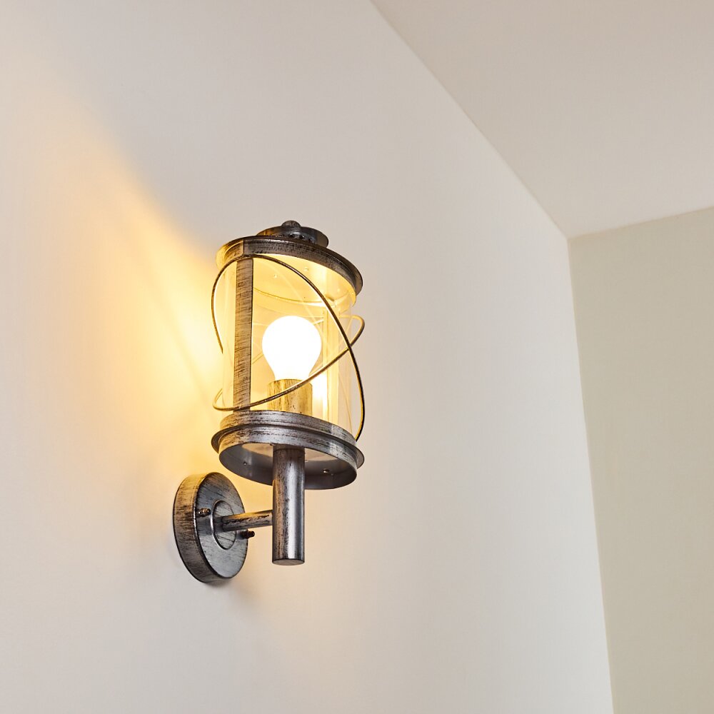 CHAMESOL Outdoor Wall Light brown, silver, 1-light source