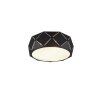 Ceiling Light Trio Leuchten ZANDOR black, 3-light sources