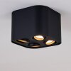 Baishan Ceiling Light black, 4-light sources