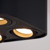 Baishan Ceiling Light black, 4-light sources