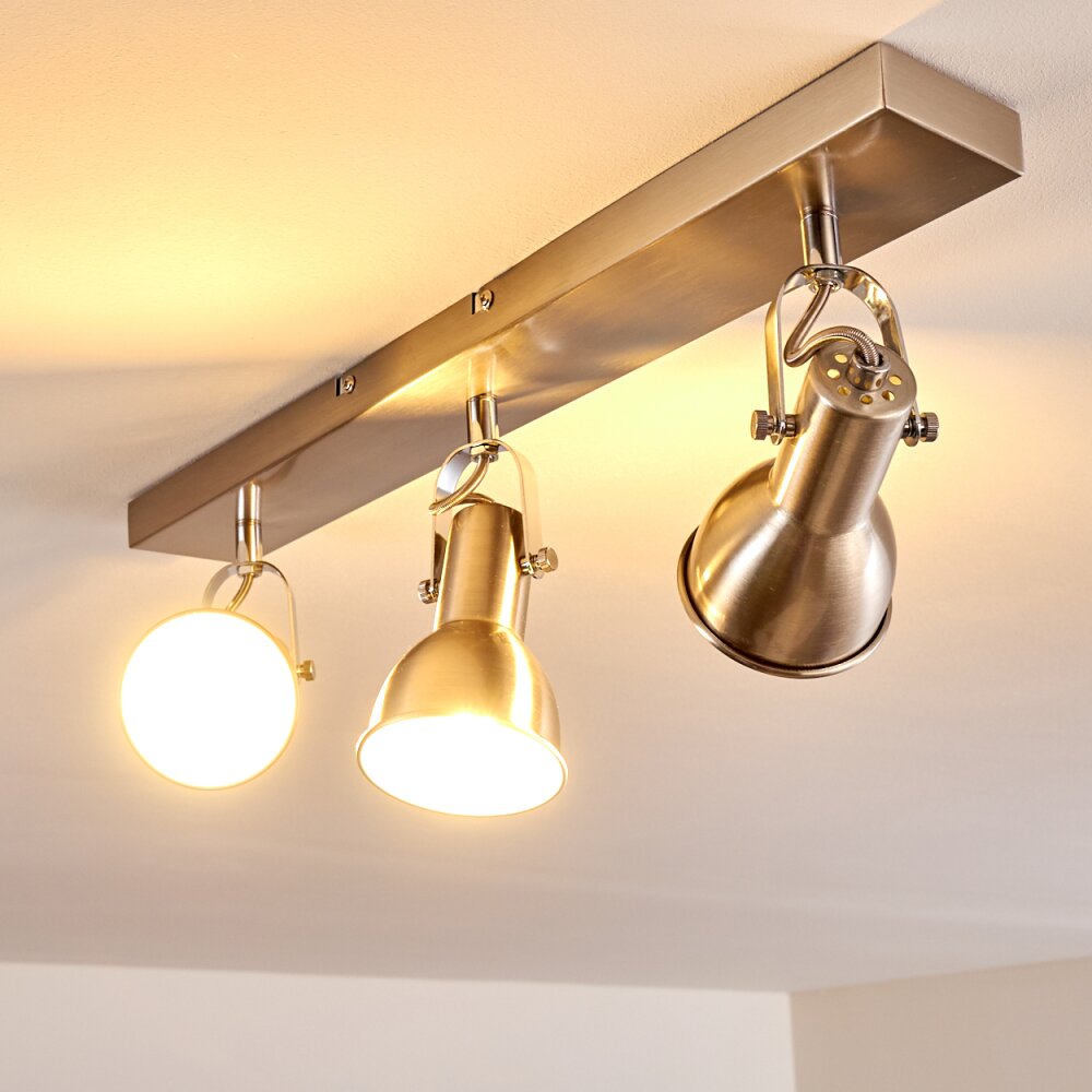 Danikon Ceiling Light matt nickel, 3-light sources