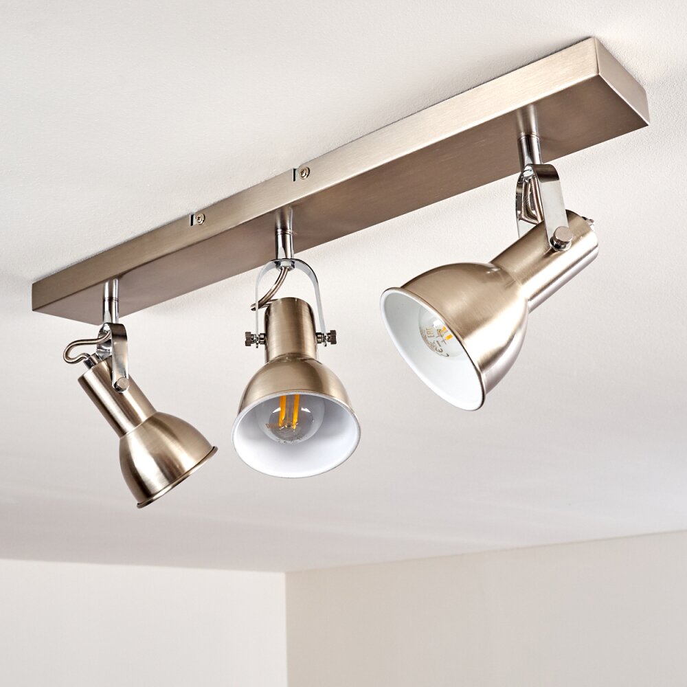 Danikon Ceiling Light matt nickel, 3-light sources