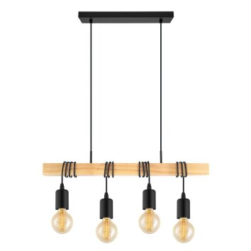 Eglo lights TOWNSHEND hanging light brown, black, 4-light sources