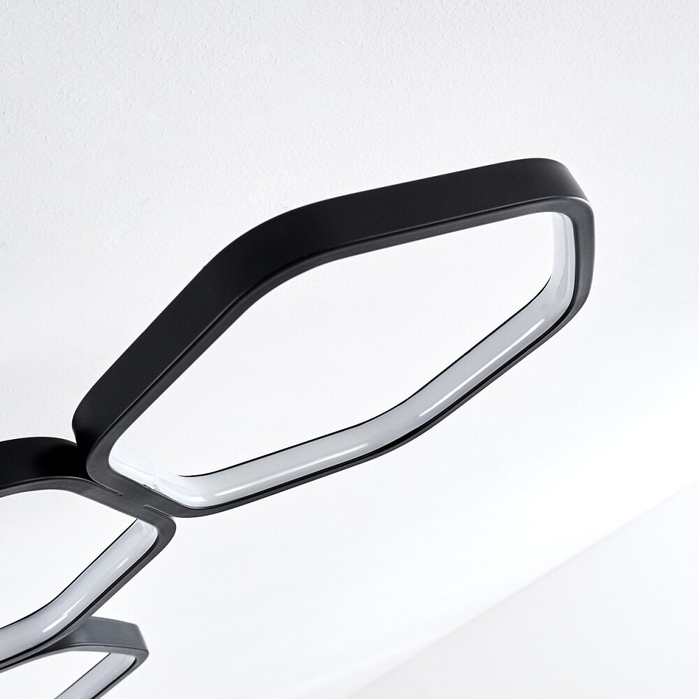 Halmstad Ceiling Light LED black, 1-light source
