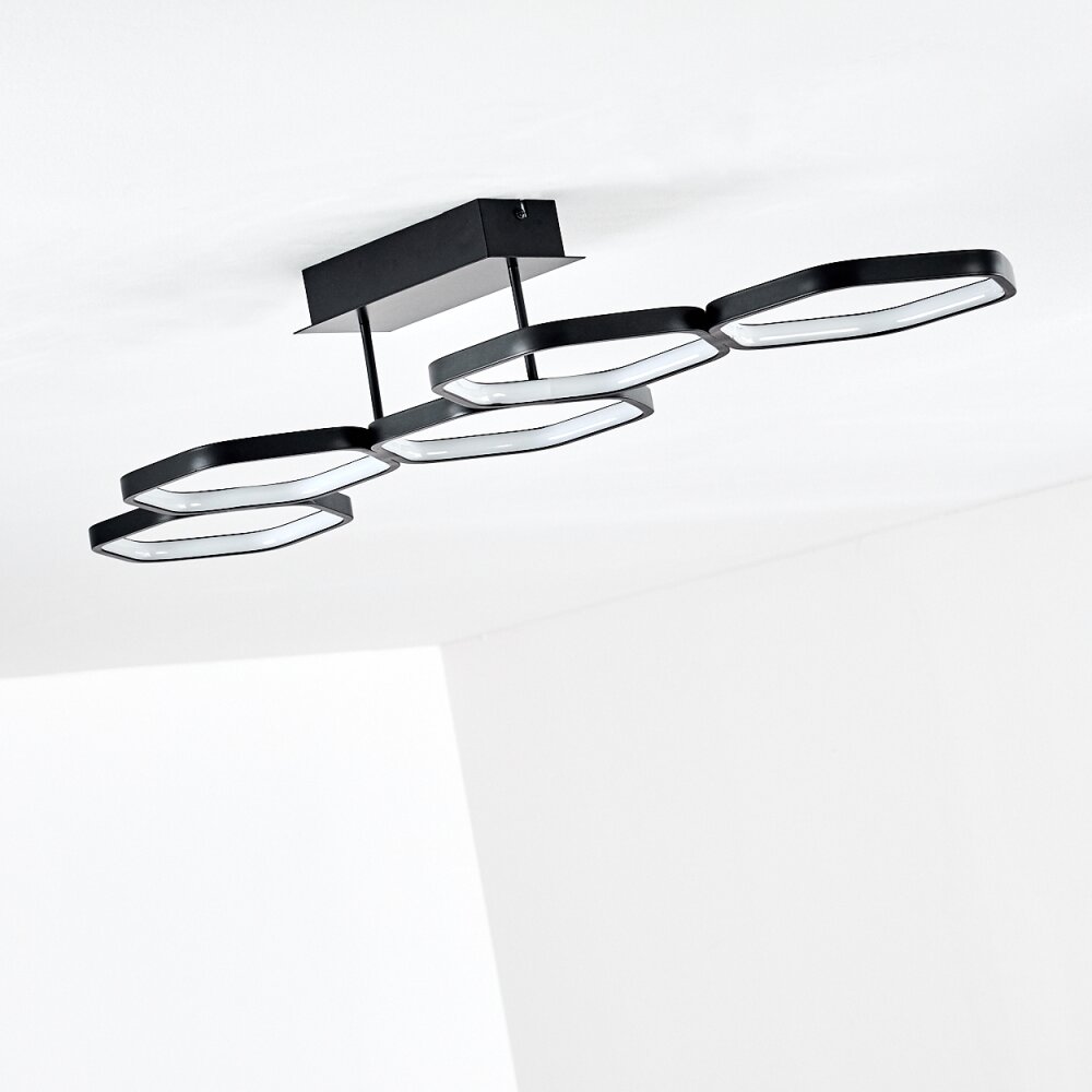 Halmstad Ceiling Light LED black, 1-light source