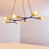 Coppet Pendant Light black-gold, 7-light sources