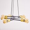 Coppet Pendant Light black-gold, 7-light sources