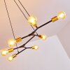 Coppet Pendant Light black-gold, 7-light sources