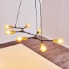 Coppet Pendant Light black-gold, 7-light sources