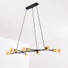 Coppet Pendant Light black-gold, 7-light sources