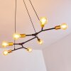 Coppet Pendant Light black-gold, 7-light sources