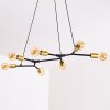 Coppet Pendant Light black-gold, 7-light sources