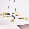 Coppet Pendant Light black-gold, 7-light sources