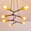 Coppet Pendant Light black-gold, 7-light sources