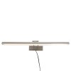 Steinhauer Litho Wall Light LED stainless steel, 1-light source