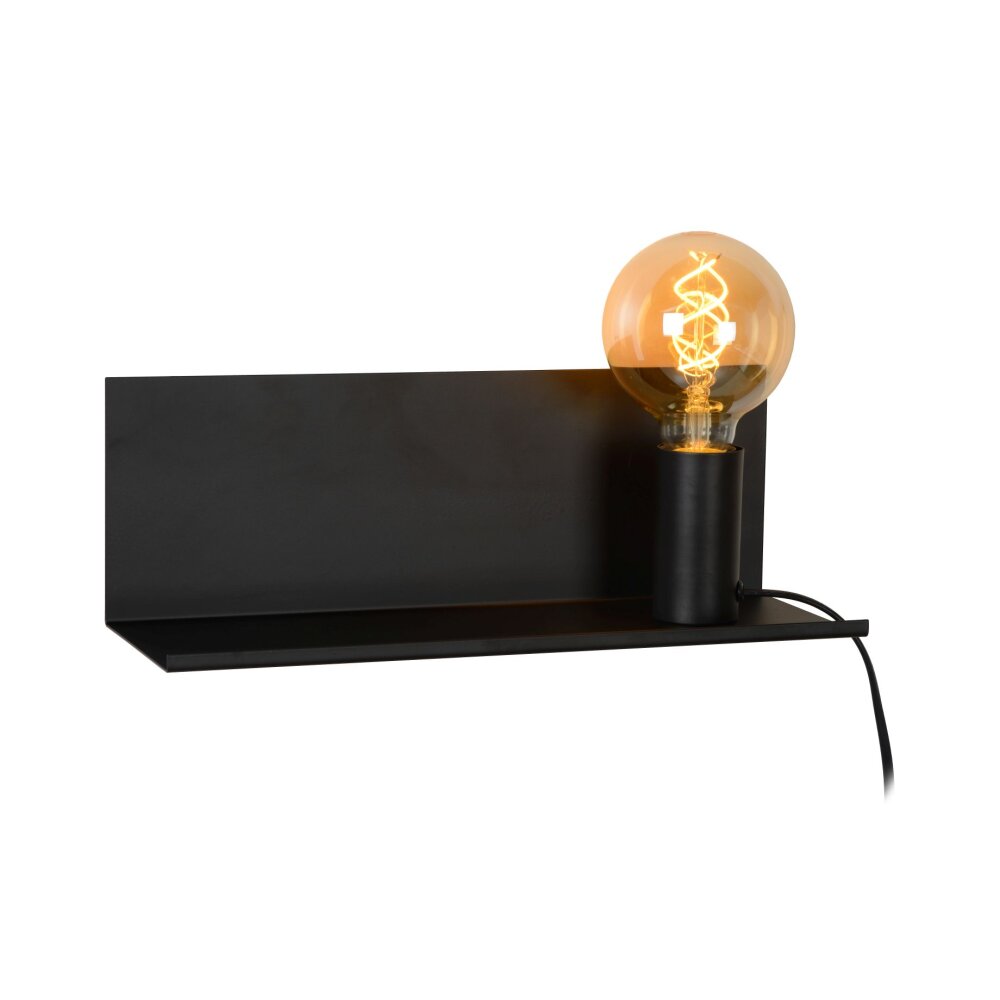 Lucide SEBO Bedside lamp black, 1-light source
