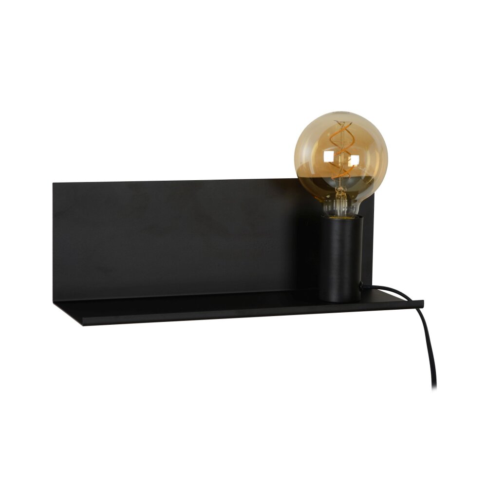 Lucide SEBO Bedside lamp black, 1-light source