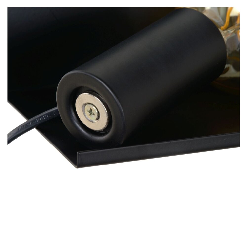 Lucide SEBO Bedside lamp black, 1-light source