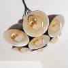 TIMOLA Pendant Light beige, dark brown, 7-light sources