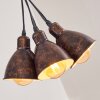 TIMOLA Pendant Light beige, dark brown, 7-light sources