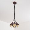 TIMOLA Pendant Light beige, dark brown, 7-light sources