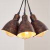 TIMOLA Pendant Light beige, dark brown, 7-light sources