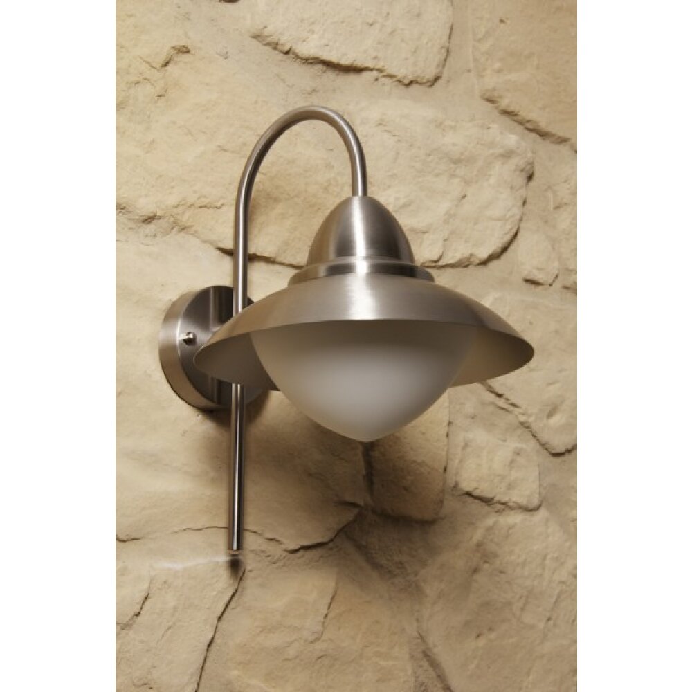 Eglo SIDNEY wall light stainless steel