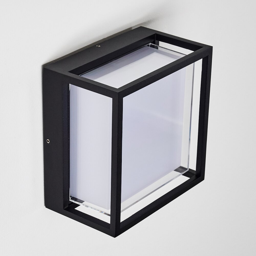 LYSABILD Outdoor Wall Light LED black, 1-light source