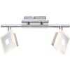 Globo Gerolf ceiling spotlight LED chrome, 2-light sources