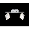 Globo Gerolf ceiling spotlight LED chrome, 2-light sources