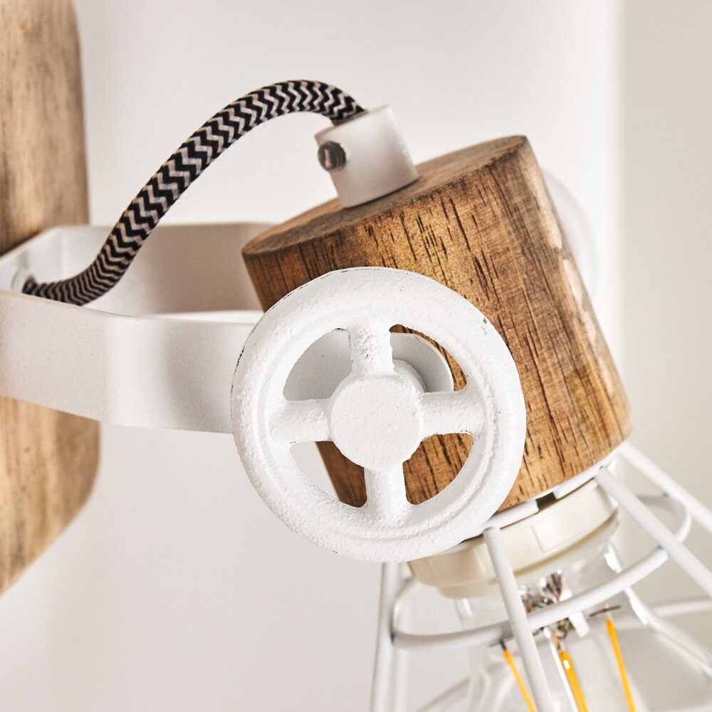 Wall Light Nifun brown, white, 1-light source