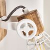 Wall Light Nifun brown, white, 1-light source