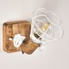 Wall Light Nifun brown, white, 1-light source
