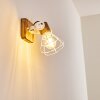 Wall Light Nifun brown, white, 1-light source