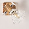 Wall Light Nifun brown, white, 1-light source