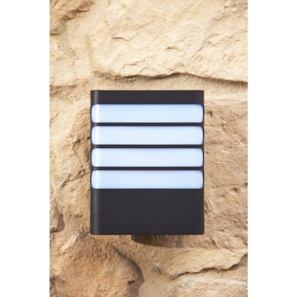 Philips myGarden RACCOON wall light LED anthracite, 1-light source