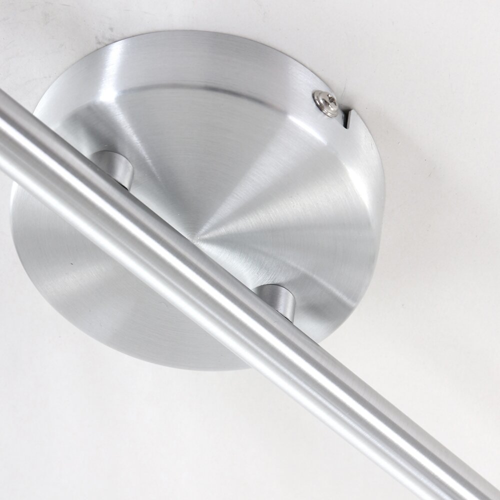 Steinhauer NATASJA Ceiling Light LED stainless steel, 2-light sources