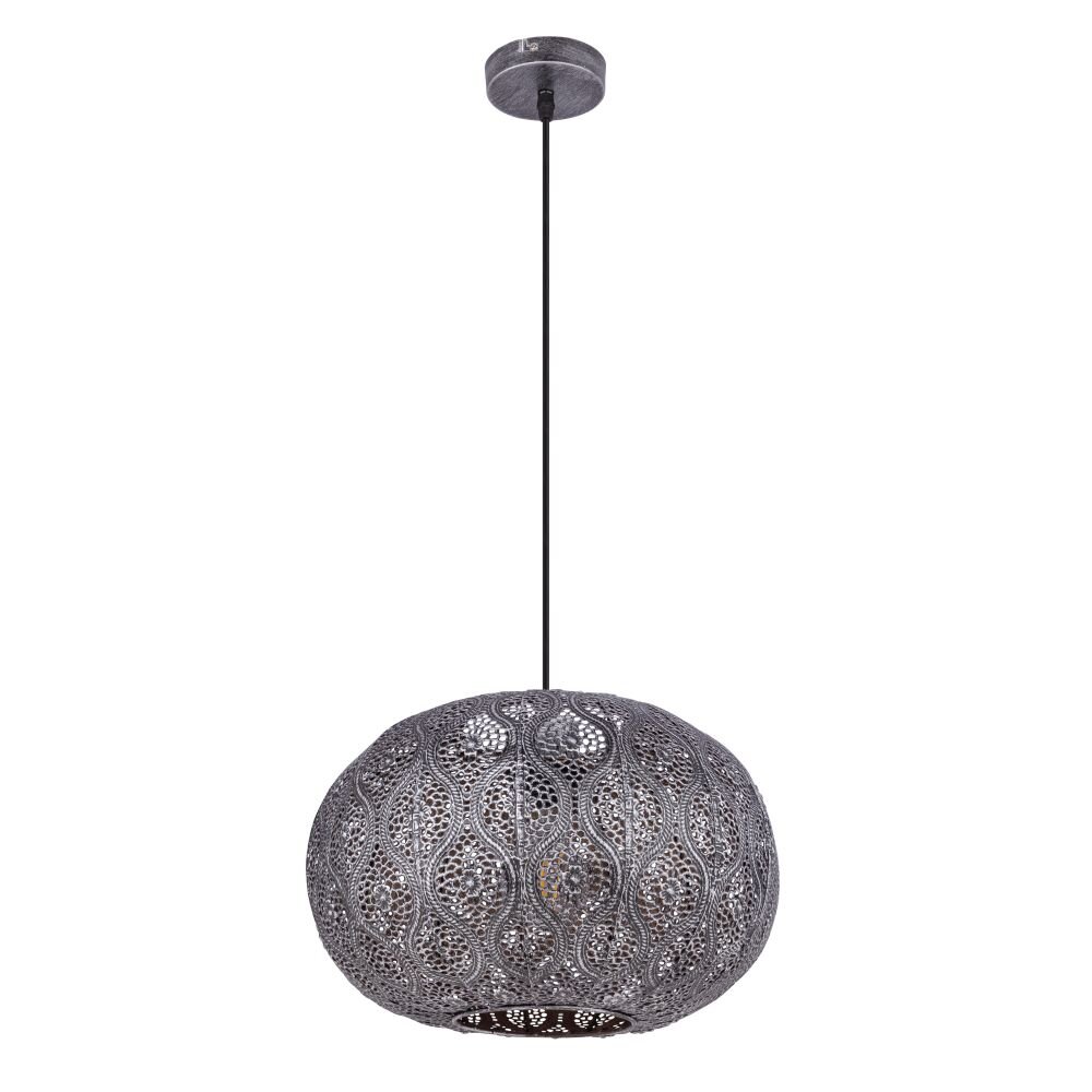 Pendant Light Globo HAMERBEN black, 1-light source