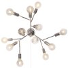 Wall Light By Rydens Hero chrome, 12-light sources