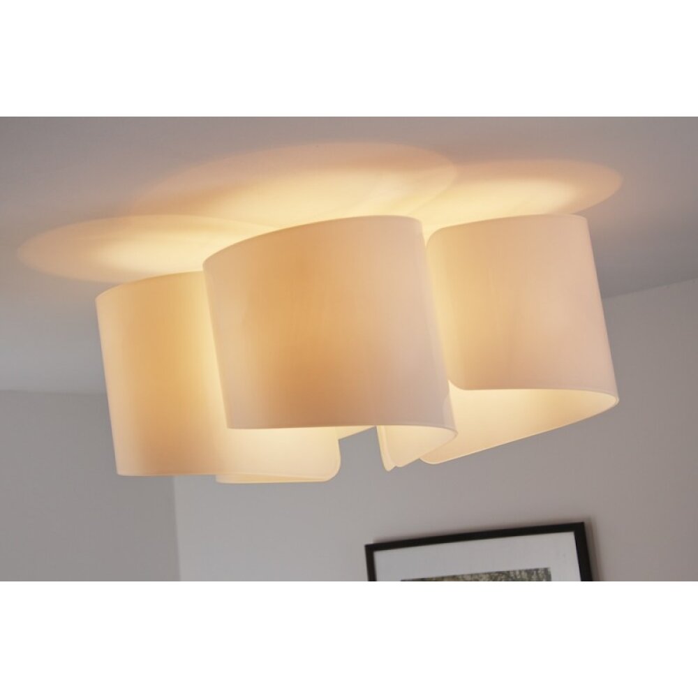Selene PAPIRO ceiling light white, 5-light sources